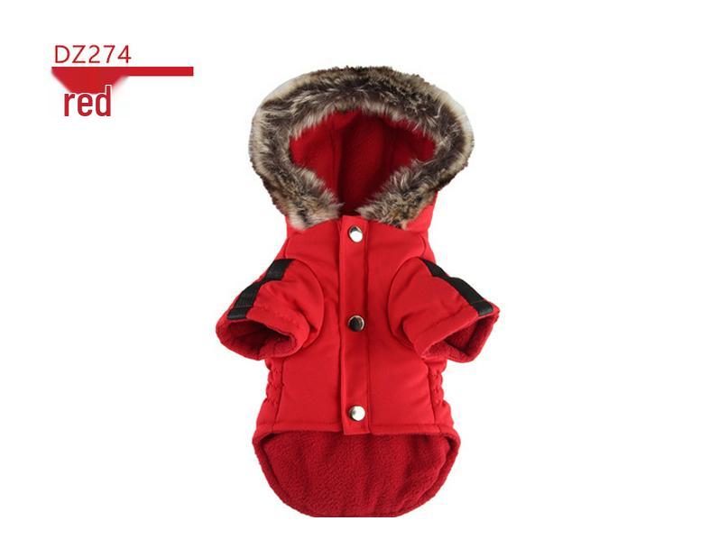 Warme Winter-Daunenweste für kleine Hunde - Schnauzer Kälteschutz Baumwollmantel