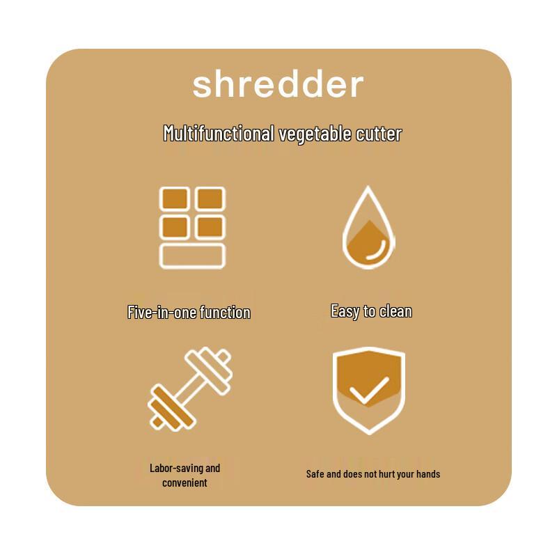 Smile Mom Foldable Multi-functional Vegetable Cutter and Grater