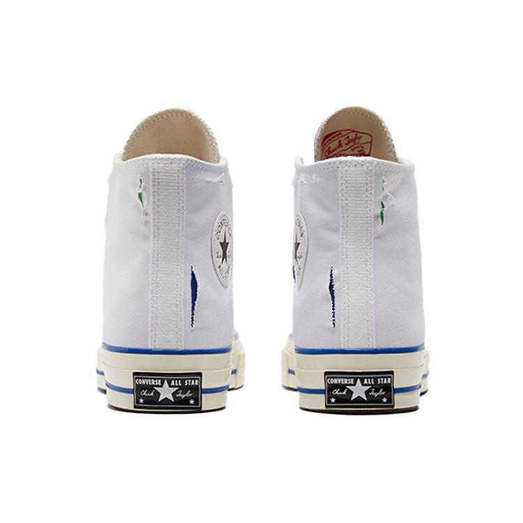 Converse 1970S Chuck Taylor All Star Chuck 70 Tearable Upper Durable High Top Canvas Shoes Unisex Sneakers Purple White Blue A02313C