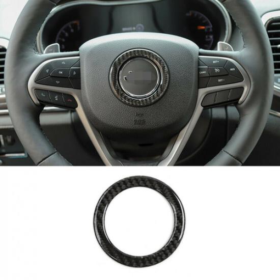 Steering Wheel Center Trim Ring For Jeep Grand Cherokee/Cherokee Soft Carbon