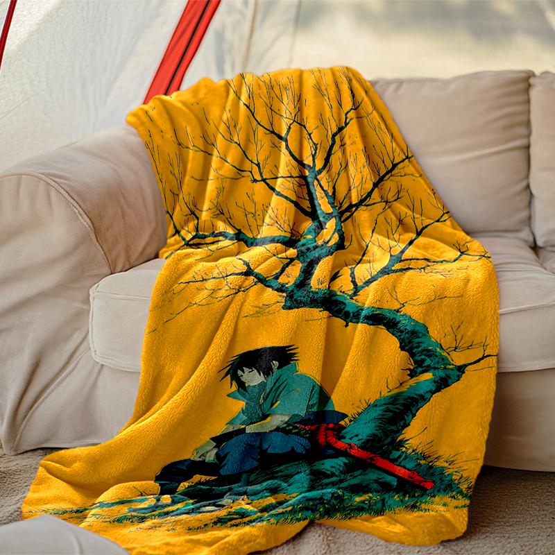 1pc Naruto Blanket, Cozy Printed Throw Blanket, A Heartfelt Gift for Your Family and Friends