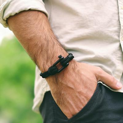 New Rope Bracelet Men Detachable Buckle Nautical Wrap Braclet Grade A 4mm Thread Outdoor Sports Fabric Braslet Armband Herren