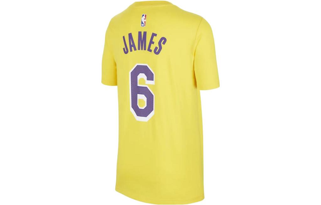 Nike X NBA T Shirt Amarillo Yellow Kids' DR0777-728