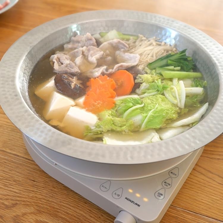 KEYUCA Aço inoxidável Martelado IH Shabu Pot 26cm [KEYUCA]