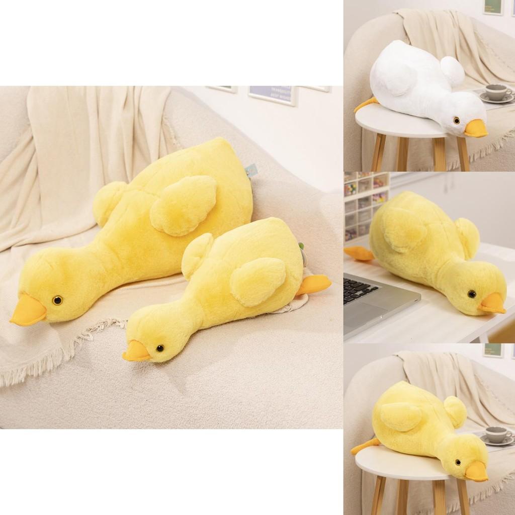 Snuggly And Soft White Goose Pillow Doll Ideal For Kids Room Decor Comfort And