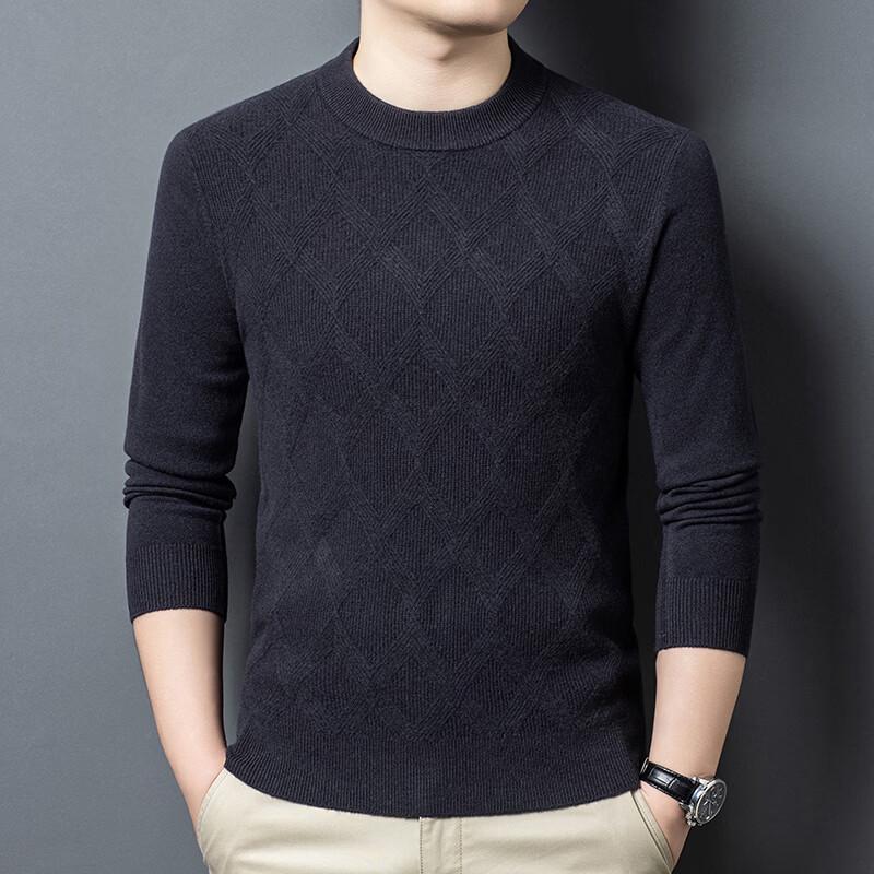 Firstview Men s 100% Merino Wool Round Neck Sweater 4XL