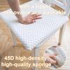 Slow Rebound Ice Bean Cool Chair Cushion 45D Sponge Ergonomic Support Cushion  Student