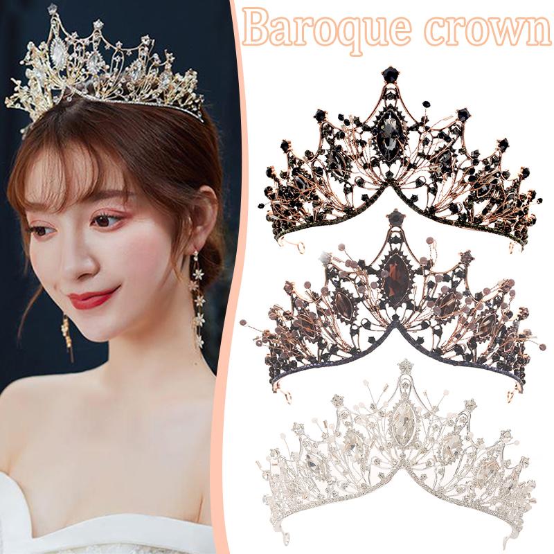 Jeweled Crowns Beautiful Headpiece Wedding Crown Wedding Tiaras Hair Accessories for Prom Birthday Costume Party