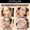 Maybelline Korektor New York Fit Me Makijaż w Płynie Pełne Krycie Matowe Wykończenie 10, 6,8ml Jasny Odcień Beztłuszczowy Długotrwały Naturalny Wygląd