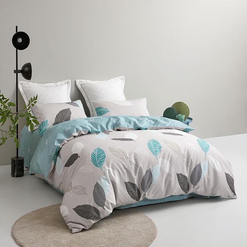 LUOLAI Normandy Tiffany Pure Cotton 4-Piece Bedding Set