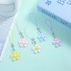 Resin Flower Keychain Waterproof Durable Trendy Pendant for Purse Phone Ladies Daily Matching Fashion Accessory