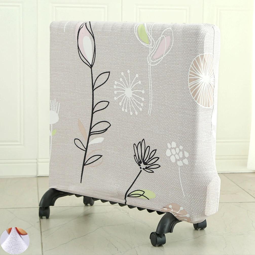 Solid Color Portable Heater Radiator Dust Cover Thickened Elastic Household Oil Tin Radiator Protective Storage Dust Covers