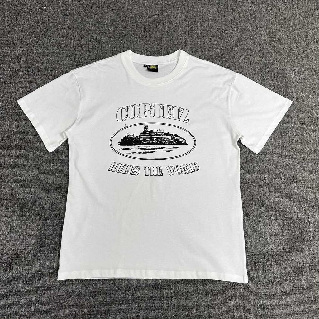 VibeStreet Summer New Printed Short Sleeve T-shirt Loose Round Neck Casual Fashion Brand Top