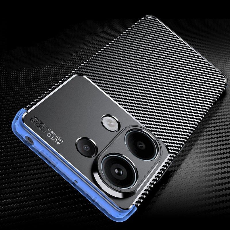 Luxury Case For Redmi Note 13 Pro Global Cover Redmi Note 13 Pro Funda Coque Carbon Fiber Back Case Redmi Note 13 Pro 4G