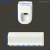 Xiaomi Toothbrush Storage Rack and Toothpaste Dispenser, Easy To Install, Bathroom Wall Mounted Storage Rack