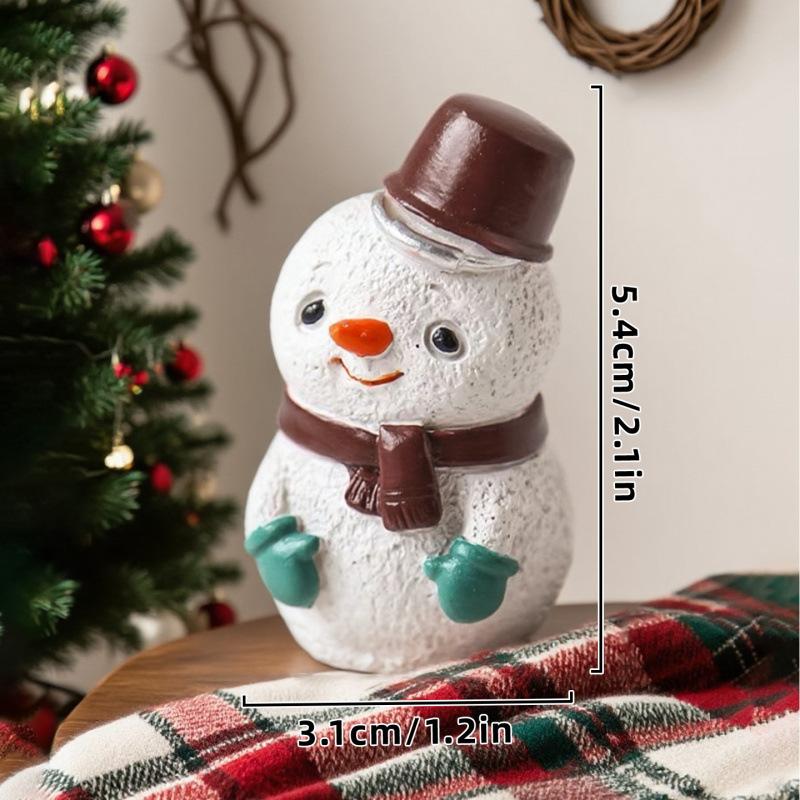 Christmas Small Ornaments Micro Landscape Cute Cartoon Santa Claus Christmas Tree Animal Decoration Ornaments Christmas Gifts