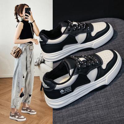 Thick-soled Board Shoes Women's  Winter New Student Casual All-match Plus Velvet Sports Shoes