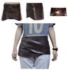 Dark Brown Game Role Playing Anime Character Imitation Mini Skirt Velcro Design