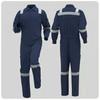 High Quality Workwear 100%Cotton Flame Retardant Fire Resistant Pilot Coverall with Reflector