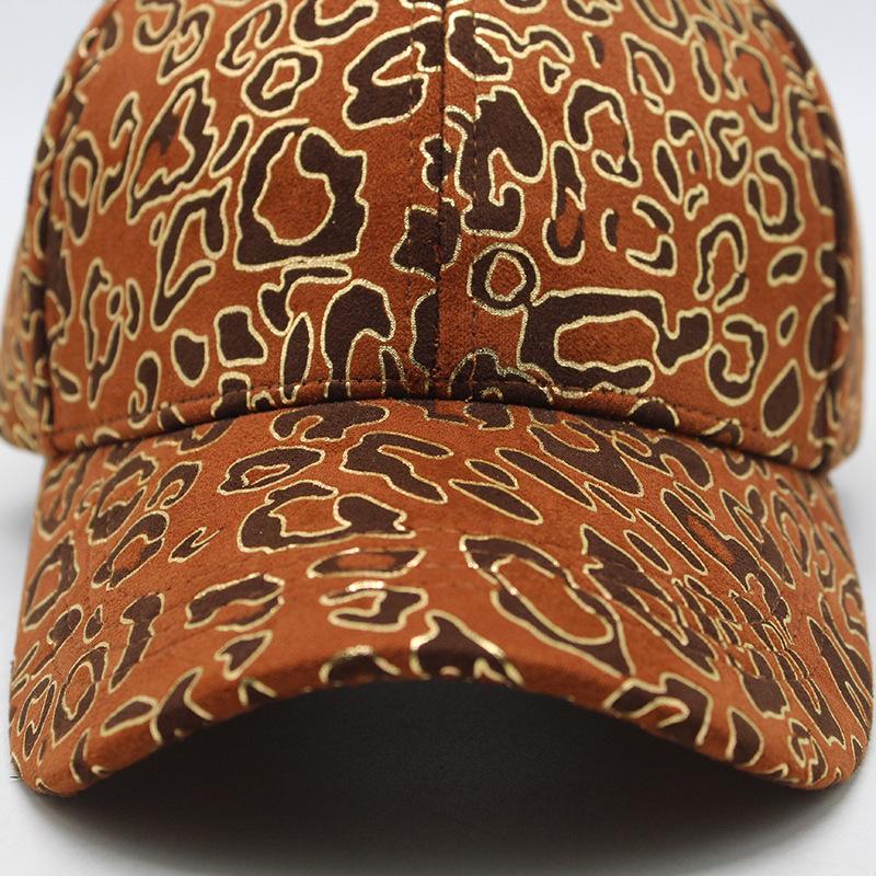 Hat Female Spring And Autumn Leopard Print Baseball Cap Breathable Sun Cap Outdoor Travel Sun Protection Cap Female