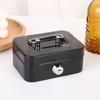 1PC Portable Mini Key Safe Money Box Steel Piggy Bank Sturdy Lockable Coin Box Cash Storage Hidden Box For Home Store Suitcase