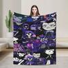 Teen Titans Go Beast Boy Decke Flugzeug Reise Flanell Bettwäsche Überwürfe für Couch Sessel Sofa Bett Super Weiche Tagesdecke Geschenkidee