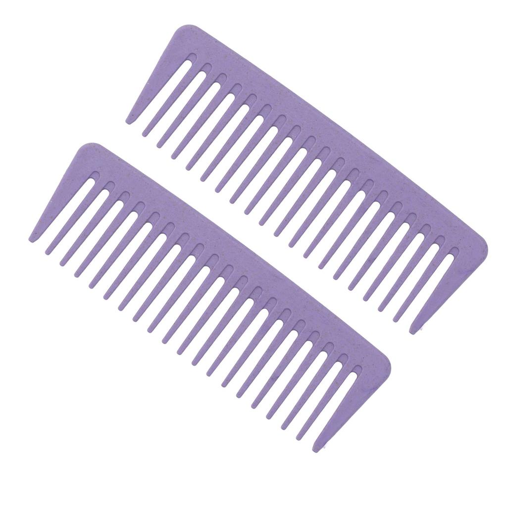 10PCS Wide Tooth Comb Detangling Ergonomic Handle Portable Hair Care Comb for for Curly Wet Long