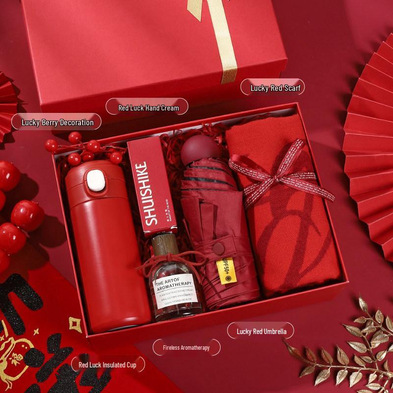 2026 Year of the Horse Employee Gifts: Customizable Creative Company Gift Set with Logo for New Year Souvenirs
