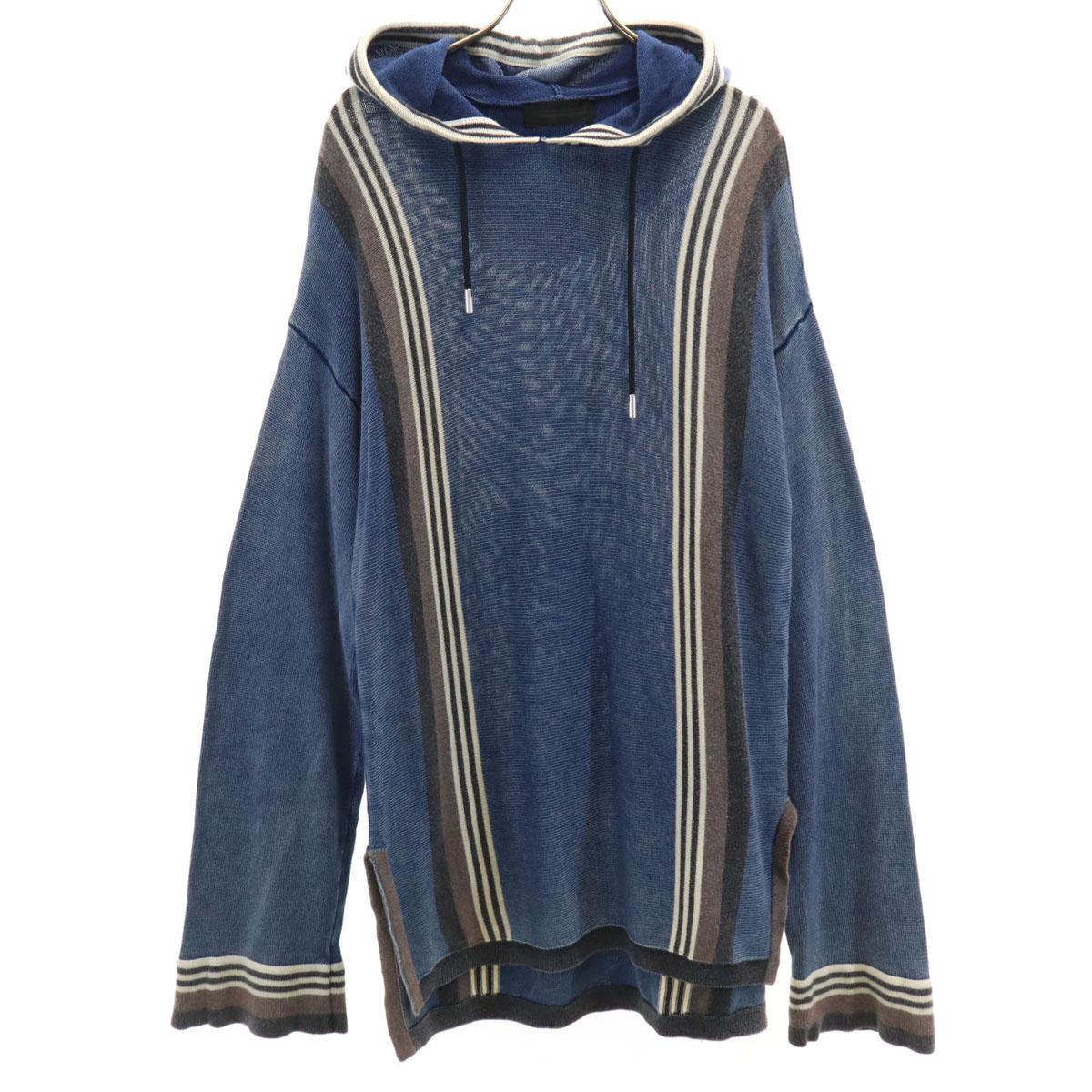 

DIESEL BLACK GOLD сделано в Италии Вязаный пуловер с длинным рукавом Парка M Темно-синий Мужской Б/У