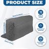 2Pcs Waterproof Sofa Armrest Cover Multifunction Sofa Arm Furniture Protector with Side Pocket for Storing TV Remote Phone Items