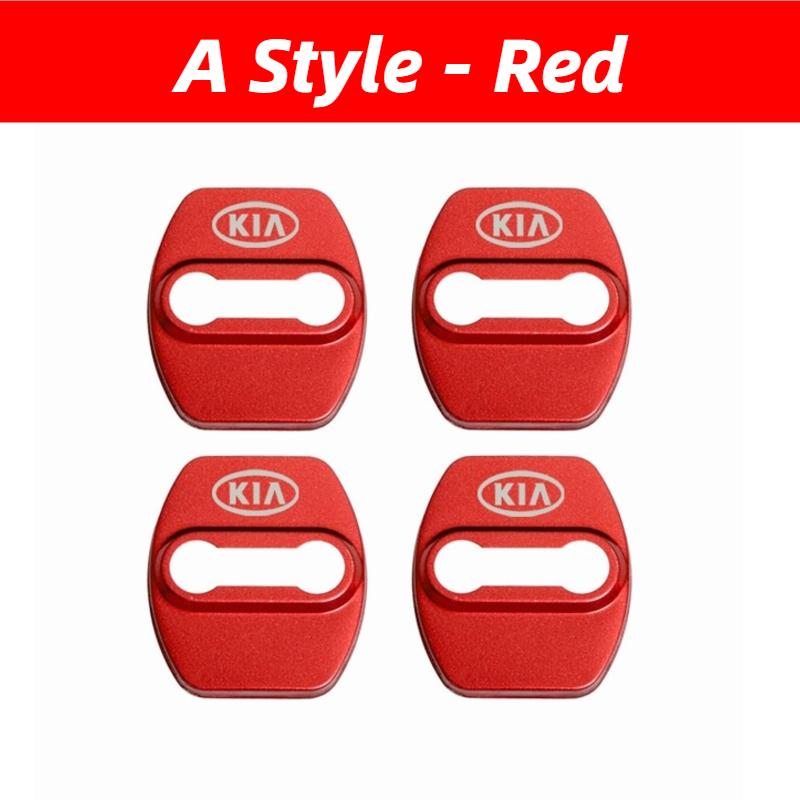4PCS Car Door Lock Cover Logo Protection Stickers For KIA K3 K5 KX3 KX5 KX7 Sportage R Forte Carens Stinger Sorento Accessories YO7