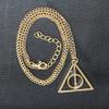 Harry Potter Deathly Hallows Luna Pendant Necklace - Retro Sweater Chain.
