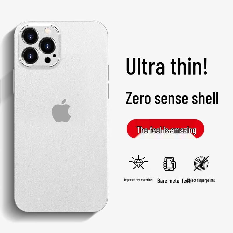 Nai Xiaoya Ultratenké matné pouzdro na iPhone s ochranou celého objektivu