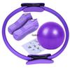 Numbwin 17-Piece Yoga & Pilates Set: Resistance Bands, Gliding Discs & More for Home Fitness