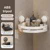 1/3Pcs Bathroom Corner Storage Rack Shampoo Holder Strong Load-bearing Large Capacity Lotion Storage Holder with Suction Cup