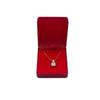 Velvet Necklace Storage Box Solid Color Necklace Holder Fashion Jewelry Display Box  Necklace