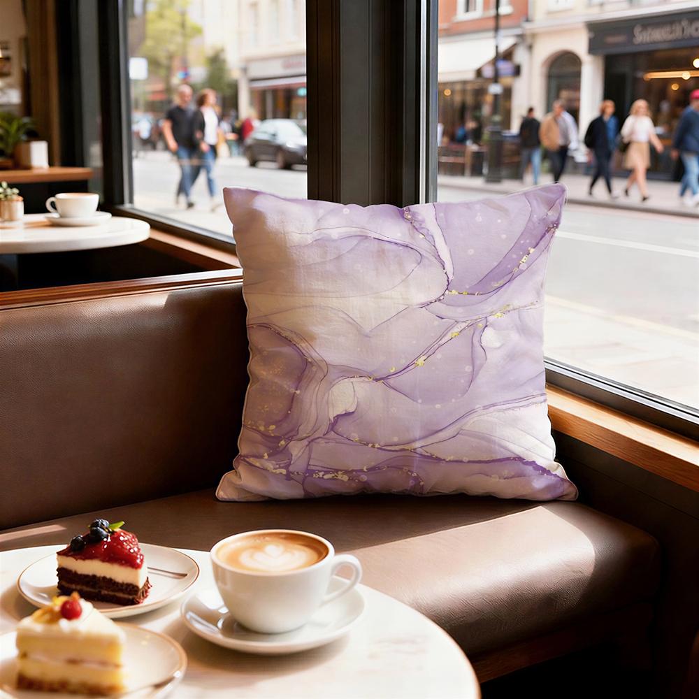 Simple white marble Cushion Cover Decorative Cushions Covers Cover Sofa x Pillow  Piece x x Pillowcase