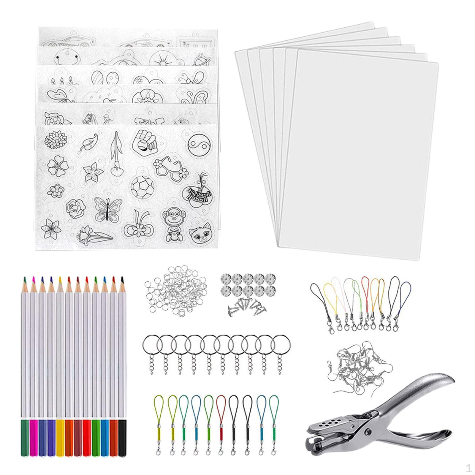 

Heat Shrinkable Sheet Materials Handcraft for Necklace Presents Father’S Day Style B