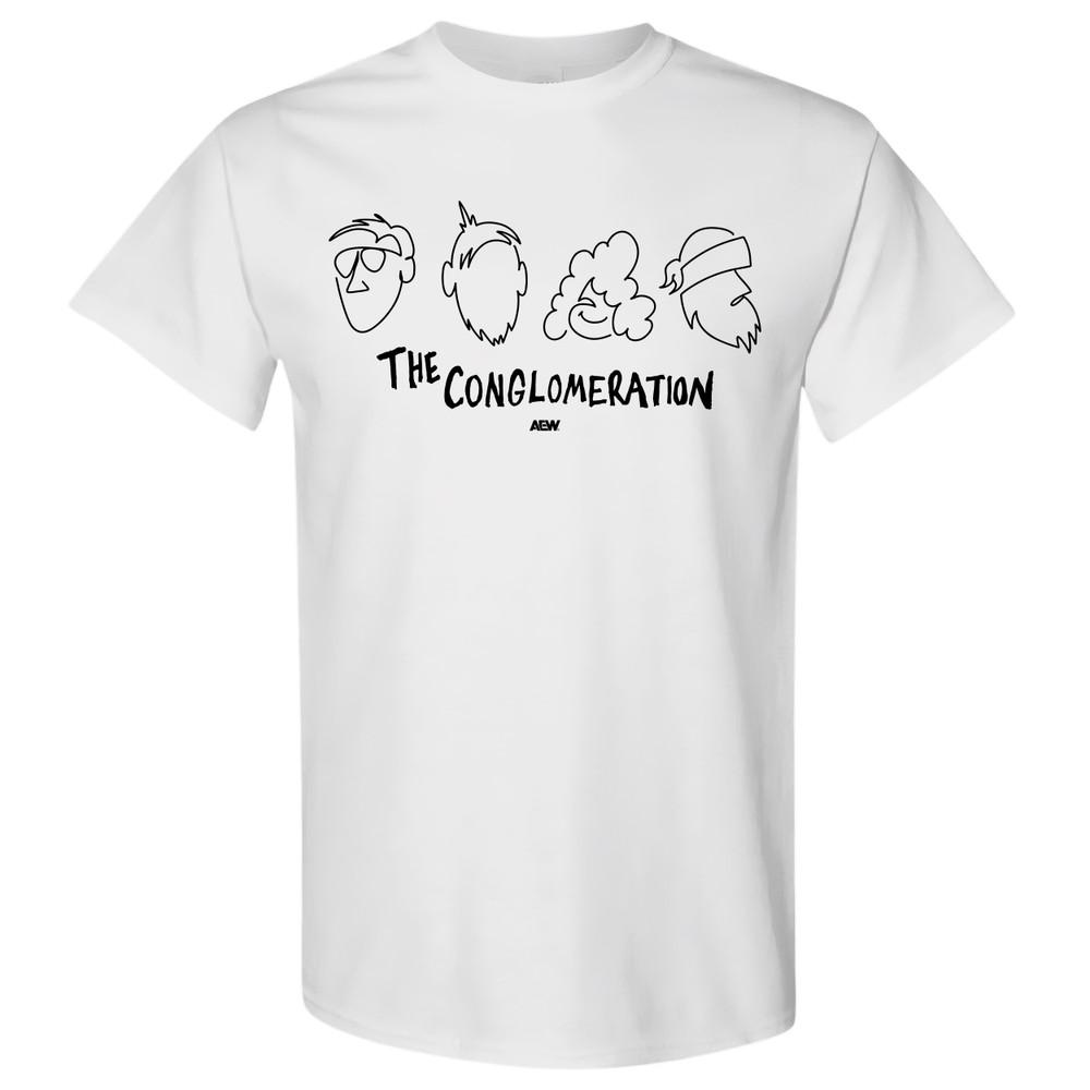 The Conglomeration  One Line AEW Official TShirt Unisex T-Shirt XXXL