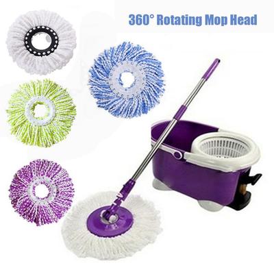 Home & Living 360° Rotating Household Cleaning Pad Microfiber Brush Floor Cleaner Mop Head