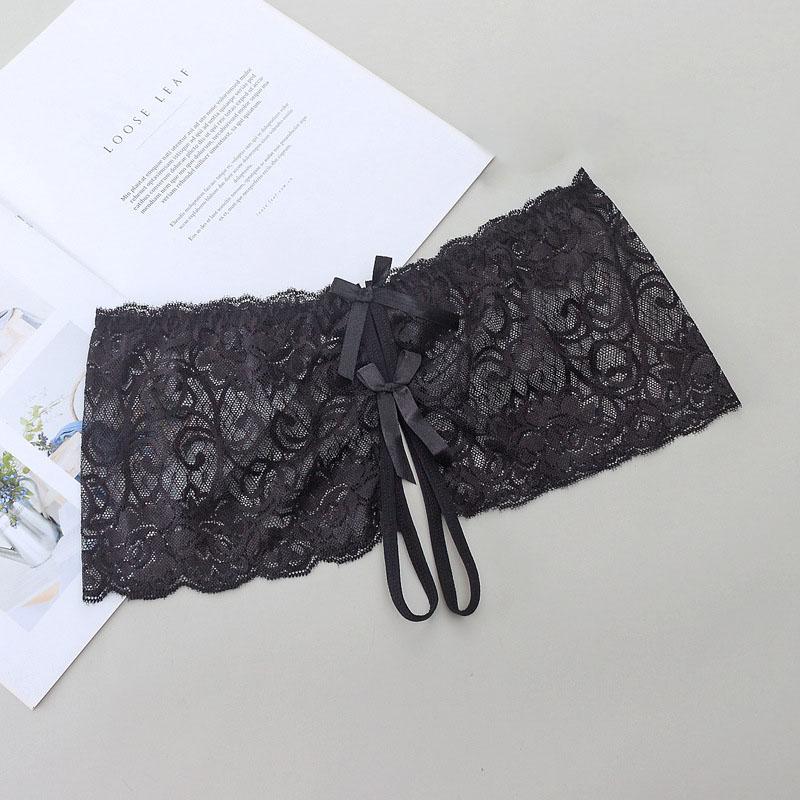 Sexy Lace Open Crotch Panties For Women Hollow Out Open Crotchless Briefs Transparent G-strings Thongs Female Underpant Lingerie