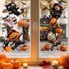 Reusable Party Layout Supplies Halloween Window Clings, PVC Waterproof Static Decals, Removable Festive Wall Stickers, Easy Apply Home Decor Stickers