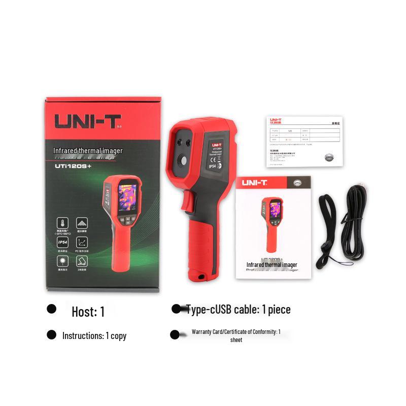 Uni-T UTi120S+ Infrared Thermal Camera for Industrial Leak Detection and Underfloor Heating.