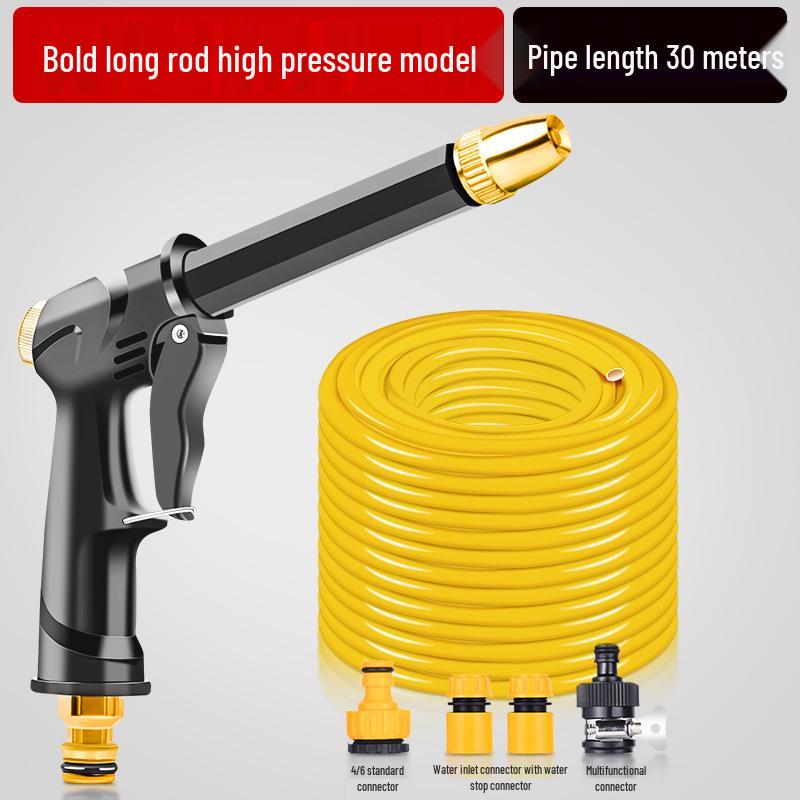 High-Pressure Car Wash Spray Gun: Powerful Nozzle for Tap Water, Ideal for Cars, Floors, and Gardens