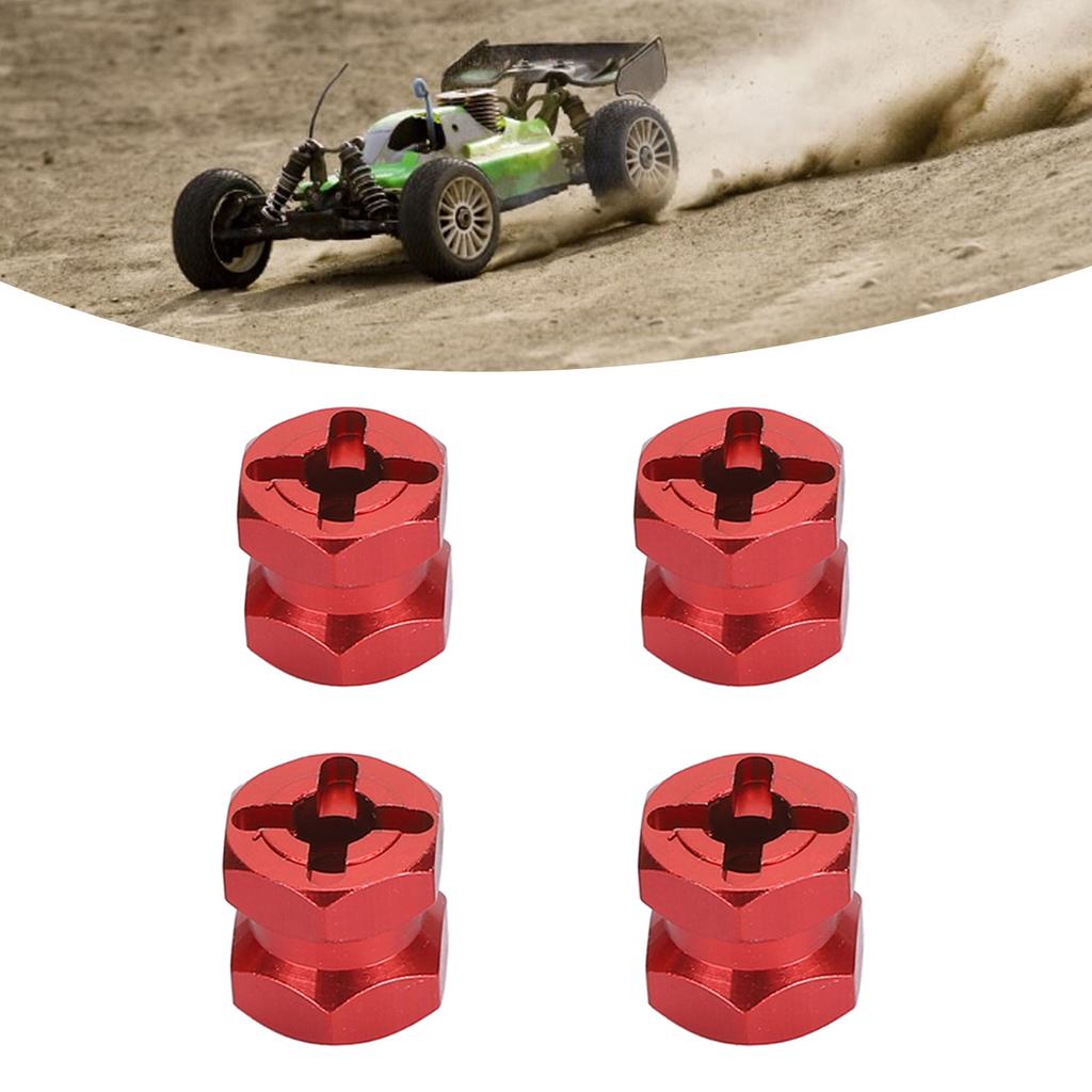 4pcs RC Hex Hub 12mm Wheels Hex Hub Extension Hex Drive Adapter for   for   for   for   for   for HPI 1Celsius10 RC Car