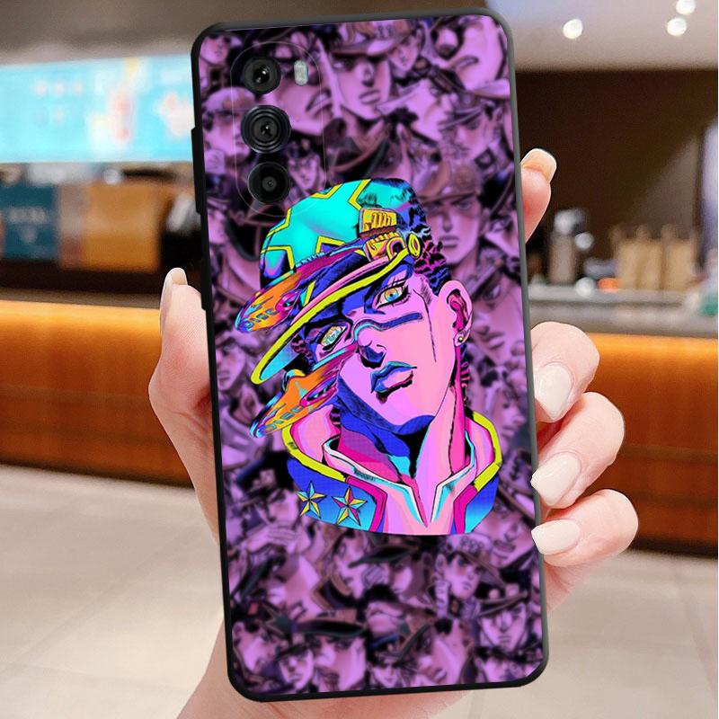 Phone Case For Motorola Edge 50 40 Pro 60 50 40 30 Ultra Neo Fusion Moto G85 G72 G53 G54 G84 G13 G32 JoJo Bizarre Adventure