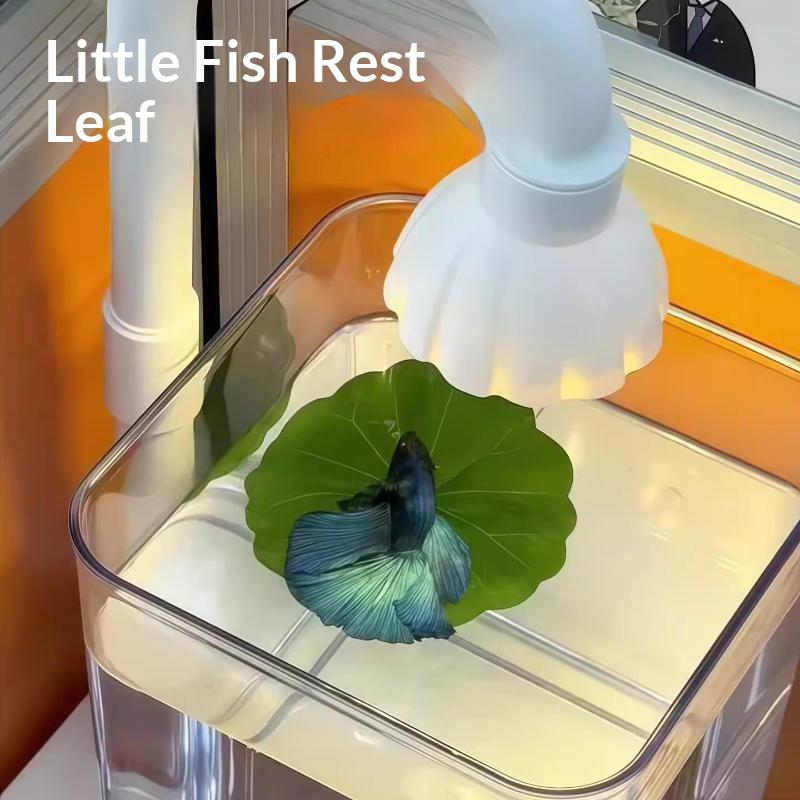 Soft Betta Fish Rest Lotus Leaf Fish Friendly Smooth Surface Stable Suction Cup For Betta Resting Spawning In Aquarium Tanks