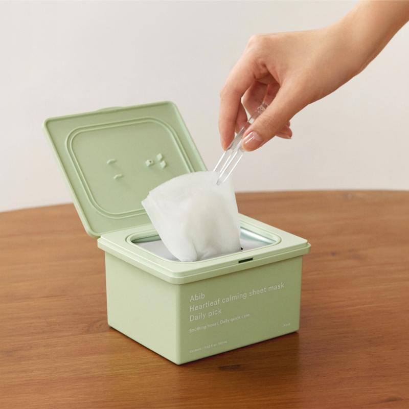 ABIB Heartleaf Calming Sheet Mask Daily Pick 350ml 30EA