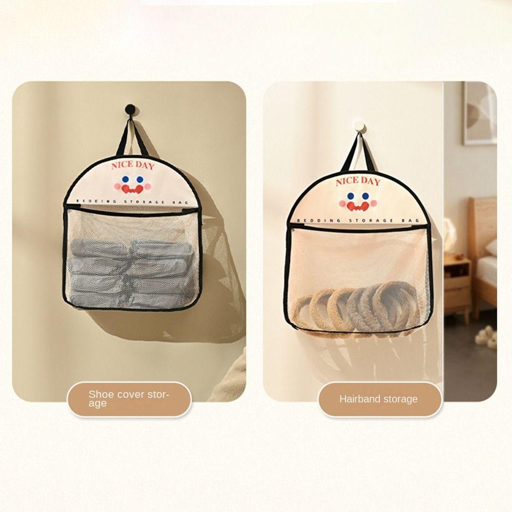 Reusable Kitchen Hanging Mesh Bag Large Capacity Vegetable Storage Net Bag Toys Storage Holder