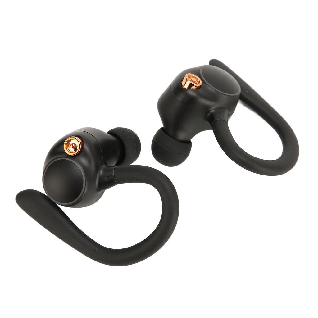 Bluetooth 5.3 Earbuds Stereo IPX7 Waterproof Noise Reduction Low Latency HD Ear Hook HiFi Wireless